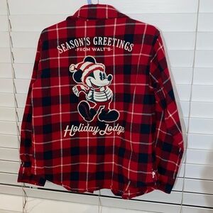 Mickey Mouse holiday flannel